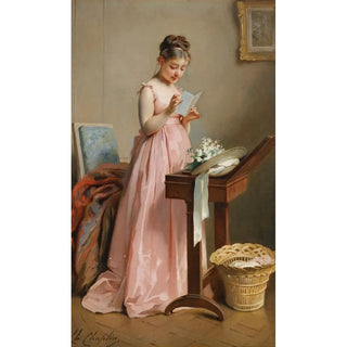 Charles Chaplin - Fille A La Lecture.webp