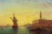 Vue du Palais des Doges à Venise - Charles Clement Calderon — vy av konstverket