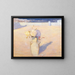 Les sables chauds de Mustapha à Alger - Charles Conder — inramlat konstverk på väggen