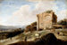 Landskap med en romersk ruin - Charles Cornelisz de Hooch — vy av konstverket