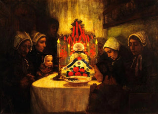 Charles Cottet - Gens dOuessant veillant un enfant mort.webp