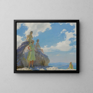 Charles Courtney Curran - Bear Rocks.webp
