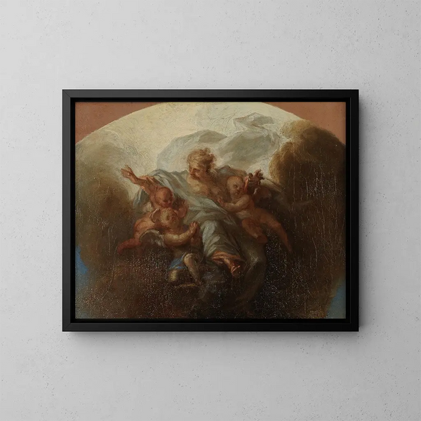 Le Pré Éternel - Charles de La Fosse — inramlat konstverk på väggen
