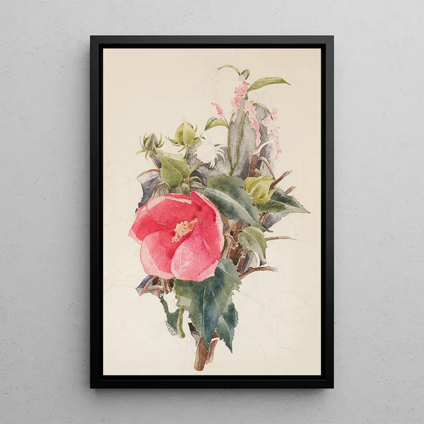 Reproduktion av målningen Hibiscus - Charles Demuth