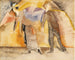 I vaudevillen, kvinna och man på scenen - Charles Demuth — vy av konstverket