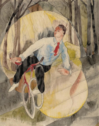Charles Demuth - In Vaudeville the Bicycle Rider.webp