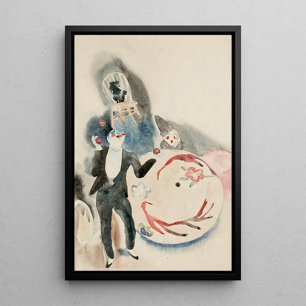 Reproduktion av målningen Jongleur - Charles Demuth