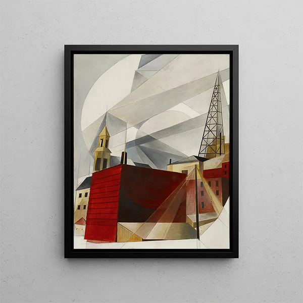 Lancaster - Charles Demuth — inramlat konstverk på väggen