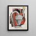 Machinerie - Charles Demuth — inramlat konstverk på väggen