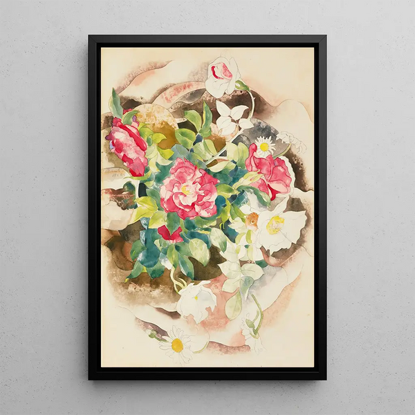 Reproduktion av målningen Rosor - Charles Demuth