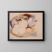 Femme au chapeau et deux figures - Charles Demuth — inramlat konstverk på väggen