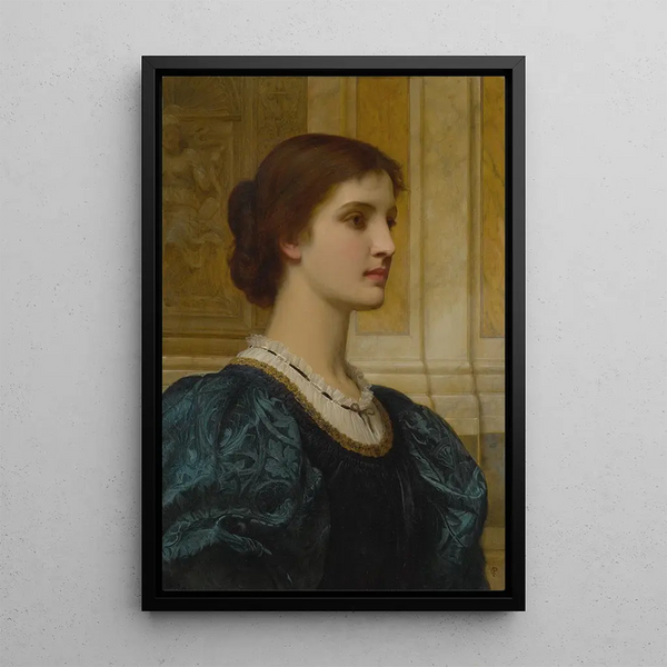 Kate - Charles Edward Perugini — inramlat konstverk på väggen