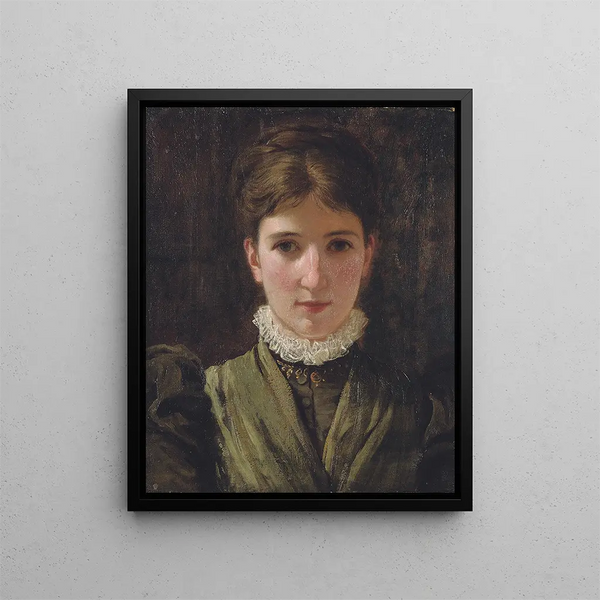 Sophie Grey - Charles Edward Perugini — inramlat konstverk på väggen