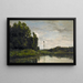 Rives de l'Oise à Auvers - Charles François Daubigny — inramlat konstverk på väggen