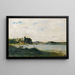 interiör av kyrka - Charles François Daubigny — inramlat konstverk på väggen