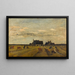 Ferme à Kérity Bretagne - Charles François Daubigny — inramlat konstverk på väggen