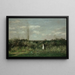 Landskapsbild av våren - Charles François Daubigny — inramlat konstverk på väggen