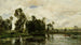 Le Bord de l'étang - Charles François Daubigny — vy av konstverket