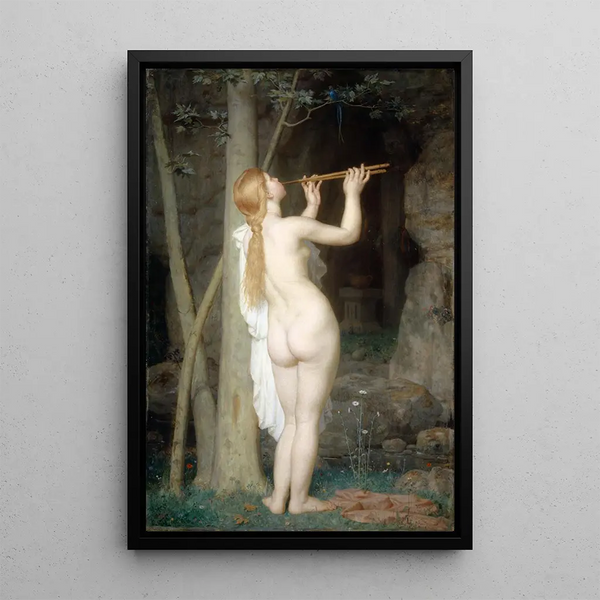 La Sorcière - Charles Gleyre — inramlat konstverk på väggen