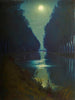 Canal de Chelles Clair de Lune - Charles Guilloux — vy av konstverket