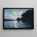 Lever de soleil sur la Seine - Charles Guilloux — inramlat konstverk på väggen