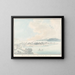 Vue de la ville et du port de Saint-Pierre et Saint-Paul à Kamtchatka - Charles Hamilton Smith — inramlat konstverk på väggen