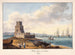 Tour de Belém nära Lissabon vid Tagus - Charles Hamilton Smith — vy av konstverket