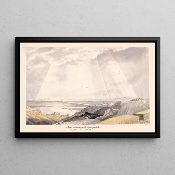 Charles Hamilton Smith - Bright extremity of the Lines of Lisbon at Alhandra on the Tagus.webp