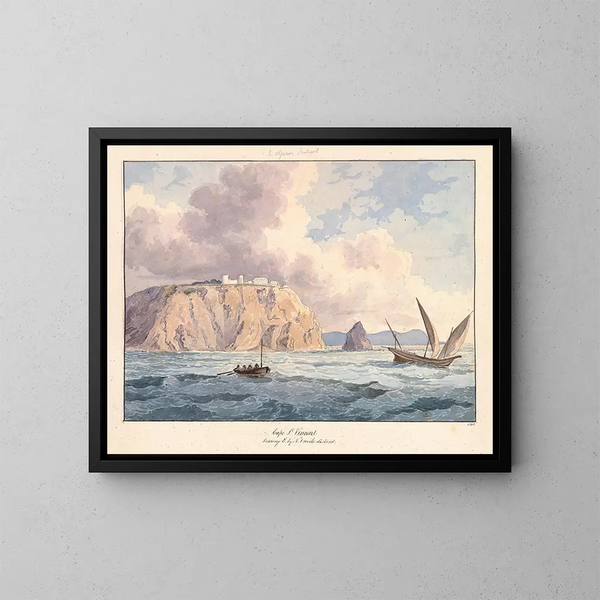 Cap Saint-Vincent - Charles Hamilton Smith — inramlat konstverk på väggen