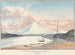 Mont Rainier från den södra delen av Admiralty-inloppet - Charles Hamilton Smith — vy av konstverket