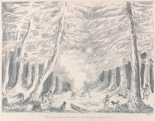 Charles Hamilton Smith - Resting Place at Night in the Northern Expedition.webp