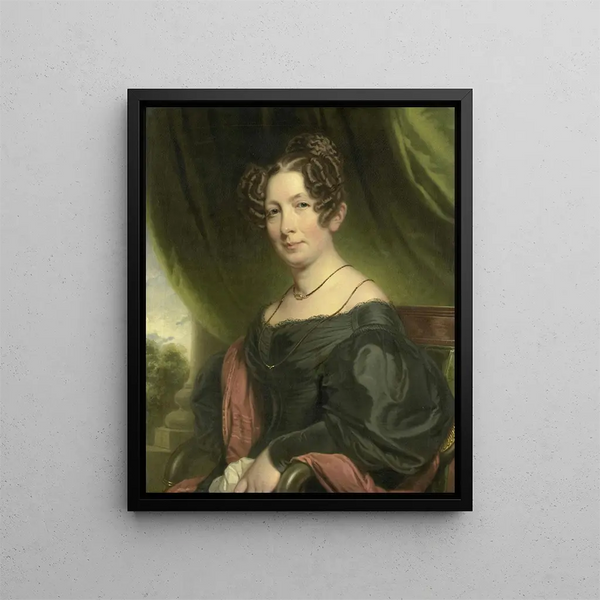 Maria Antoinette Charlotte Sanderson 1782-1859 Änka efter Johan Fraser - Charles Howard Hodges — inramlat konstverk på väggen