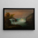 Vue de Goat Island et des chutes du Niagara - Charles Hubbard — inramlat konstverk på väggen