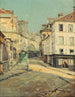 La Rue Norvins à Montmartre - Charles Jean Coussedire — vy av konstverket