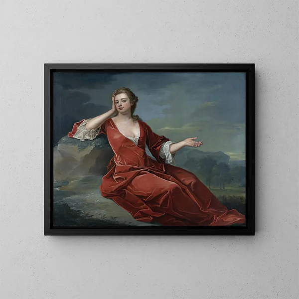 Duchesse de Marlborough Sarah - Charles Jervas — inramlat konstverk på väggen