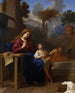 La Sainte Famille en Égypte - Charles Le Brun — vy av konstverket