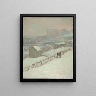 Charles Marie Dulac - La neige Montmartre.webp