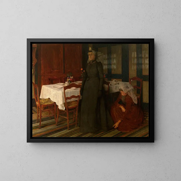 La robe de mariée - Charles Mertens — inramlat konstverk på väggen