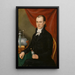 Reproduktion av målningen David Wiley - Charles Peale Polk