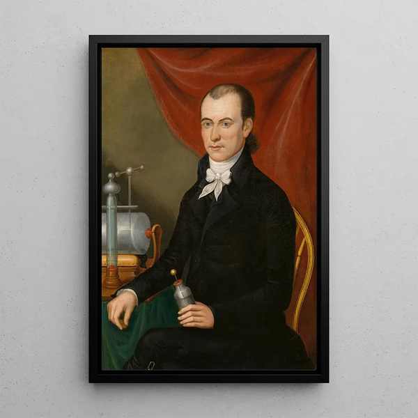 Reproduktion av målningen David Wiley - Charles Peale Polk