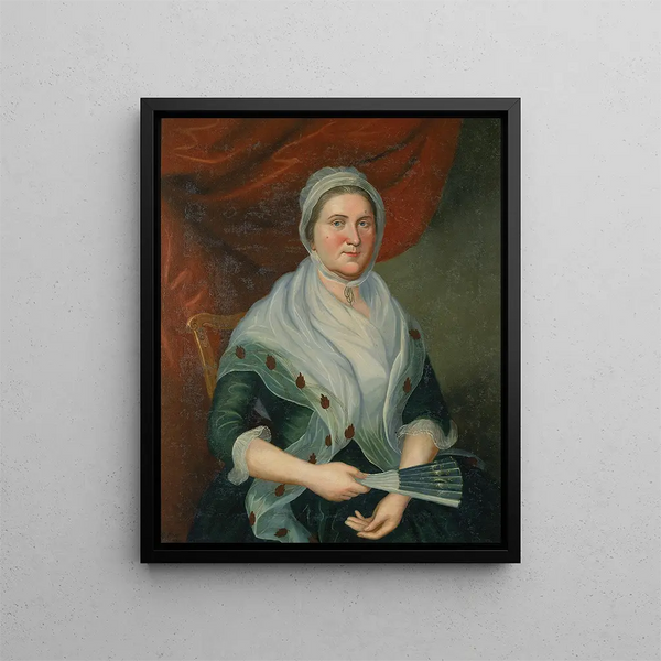 Emily Smiley Snowden - Charles Peale Polk — inramlat konstverk på väggen