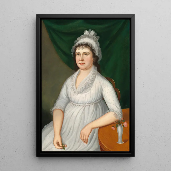 Hannah Lemmon Corcoran Madame Thomas Corcoran - Charles Peale Polk — inramlat konstverk på väggen