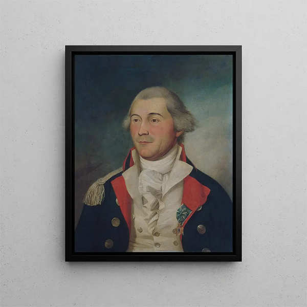Joseph Howell Jr. - Charles Peale Polk — inramlat konstverk på väggen