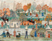 Central Park - Charles Prendergast — vy av konstverket
