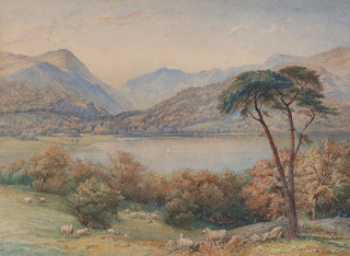 Charles Reginald Aston - Landscape with Sheep.webp