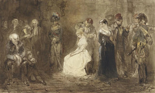Charles Rochussen - Prinses Elisabeth van Frankrijk in de gevangenis 10 mei 1794.webp