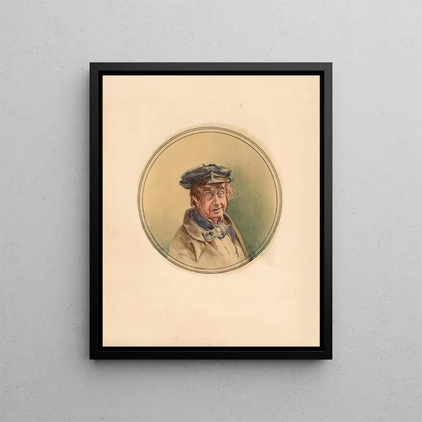 William Warren Jr - Charles S. Abbe — inramlat konstverk på väggen