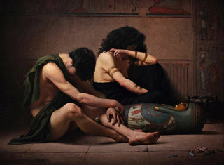 Charles Sprague Pearce - Lamentations Over The Death Of The FirstBorn Of Egypt.webp