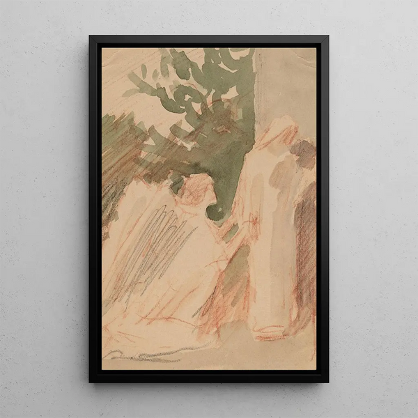 Charles Sprague Pearce - Study for a Panel IV.webp