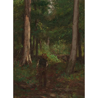 Charles Stanley Reinhart - Figure on a Forest Pathway.webp